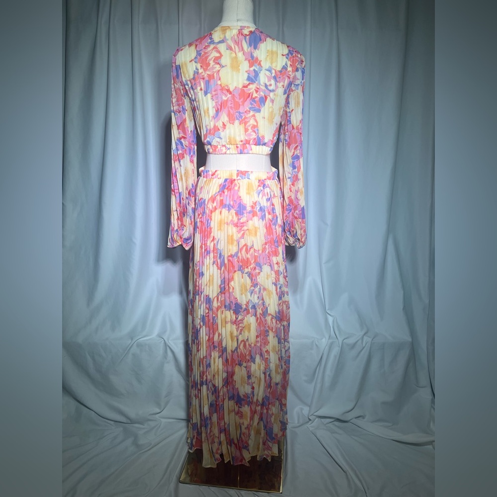 Astr The Label Revery Dress in Yellow Pink Floral | LP NWT - Picture 7 of 11